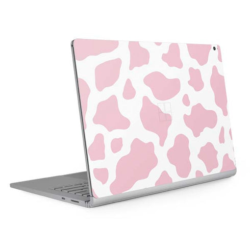 Pink Cow Print Surface Book 2 15in Skin